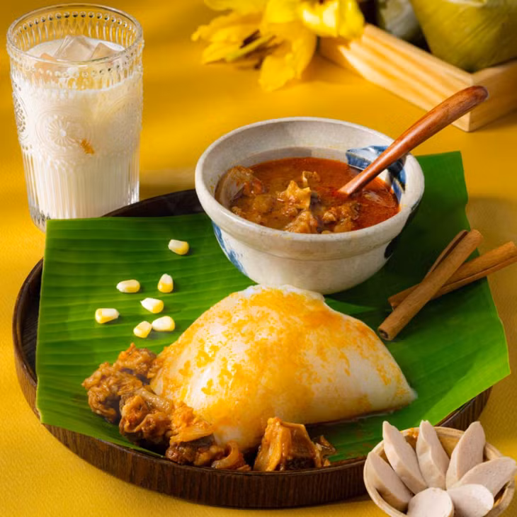 波尔多酱肉粽 Bánh giò sốt vang