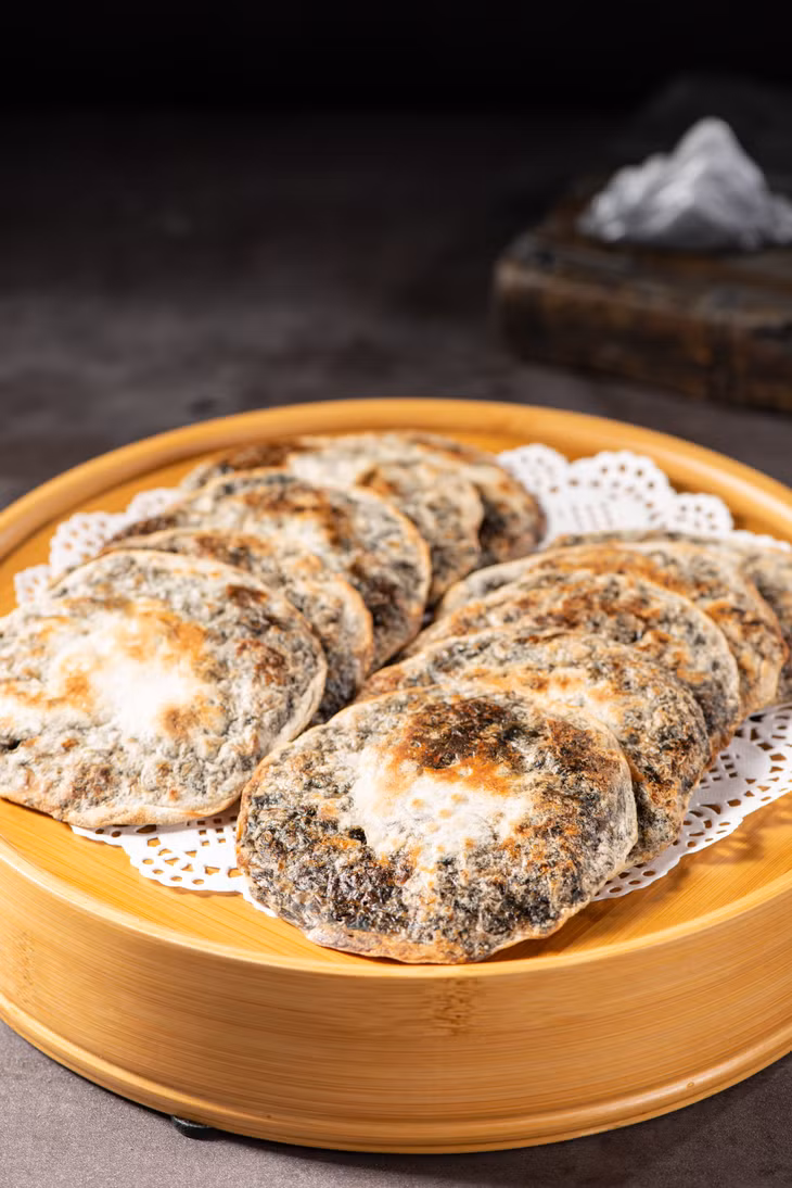 梅干菜烧饼Bánh nướng nhân rau cải khô