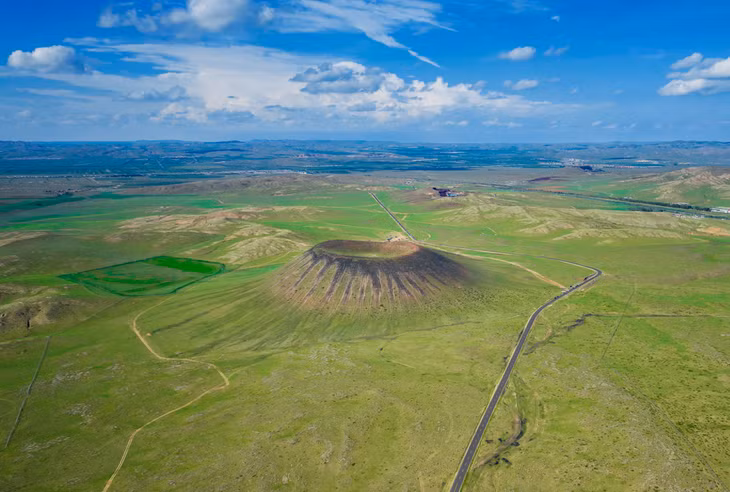 内蒙古乌兰察布乌兰哈达火山群 Quần thể núi lửa Wulanhata, Ulanqab, Nội Mông Cổ(Ảnh / IC photo)