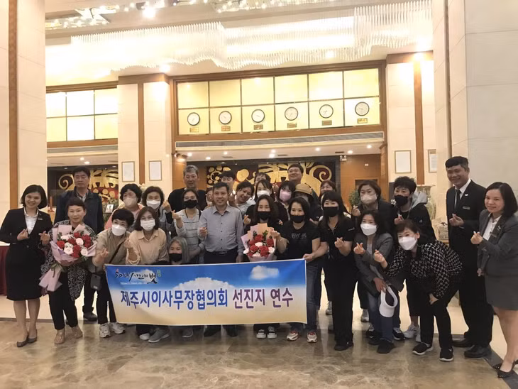 广宁旅游厅迎接韩国游客。