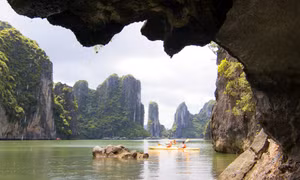 下龙湾上级枣万佩区域的美丽风光