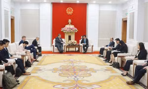 广宁省领导会见芬兰驻越大使